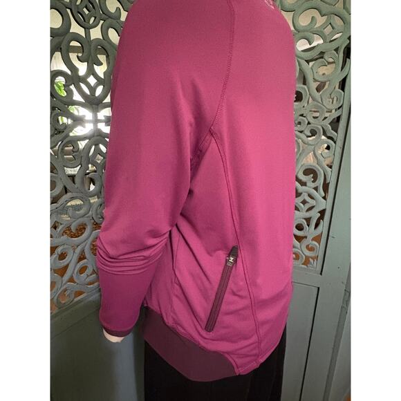 4 Element-Peter Millar Wicking 1/4 Zip Pullover-Purple-Water-Wind-Hot-Cold-50+-L - Picture 7 of 10